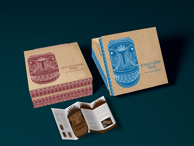 Rediscovering India brochure design design illustration package design typography