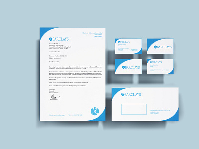 Barclay Redesign Stationery Design