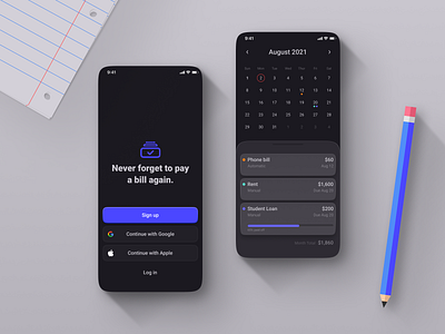 Bill Pay Reminder App