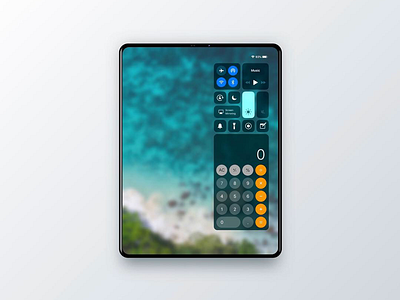 iPad calculator apple calculator interfacedesign ipad ui ux uxdesign