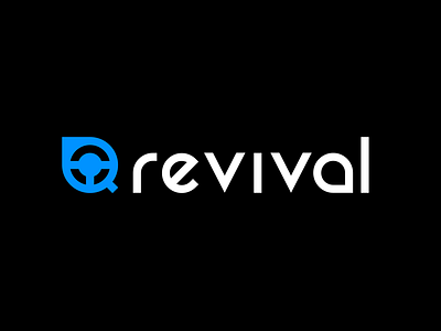 Revival logo branding clean design flat icon illustration logo logo design madewithfigma minimal typography ux vector