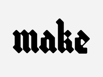 Make Your Mark 04 design illustration lettering typography