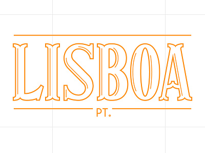 Travel lettering – Lisbon, Portugal design illustration lettering typography
