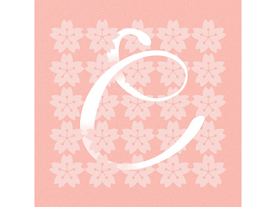 C is for Cherry Blossom ~ A–Z of Japan design illustration lettering type type design typography vector