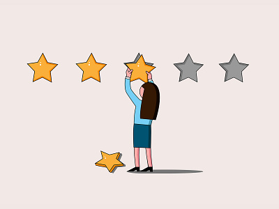 How to Give a Colleague Tough Feedback When You Like Them advice business colleague coworker design editorial editorial illustration feedback flat illustration illustrator leadership managment minimal star vector work