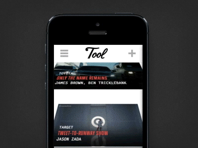 New Tool Mobile Site 3d animation app css design html interactive mobile production site web website
