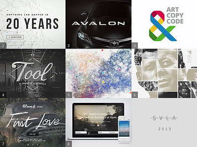 2013 Recap art css design development direction interactive motion ui web website