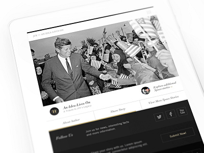 JFK — An Idea Lives On A Tablet