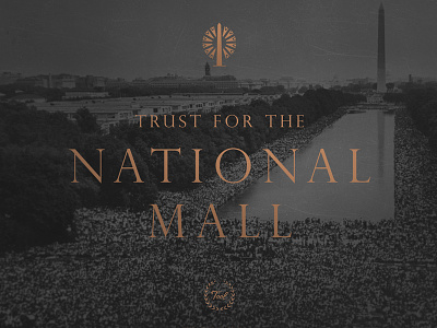 National Mall Cover branding interactive type typography