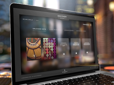 Renaissance Discovery Doors advertising branding design icons interactive ui ux website