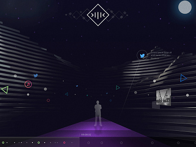 Kenna 3d design direction experience ui ux webgl website