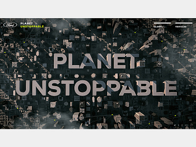 Unstoppable Landing 3d design interactive motion ui ux website