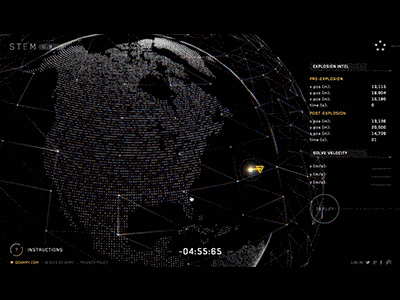 Trajectory Mapping animation design future interactive motion web website