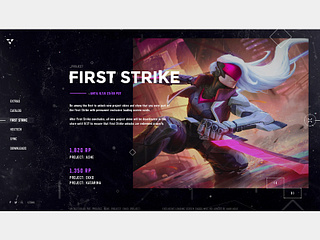 Project Layout One by Michael Sevilla for Riot Games on Dribbble