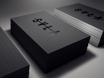 S V L A cards business cards cards design id identity print