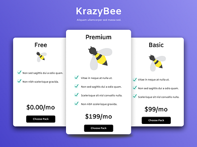 Daily UI 030 - Pricing