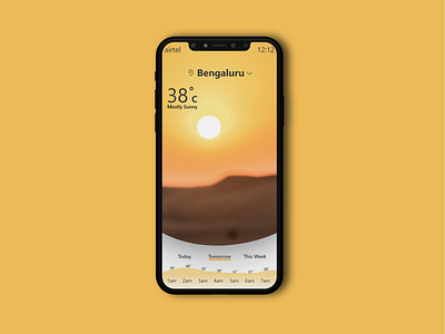 Daily UI 37   Weather app