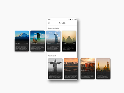 Daily UI 045 - Info card 045 country design figma info card travel ui ux