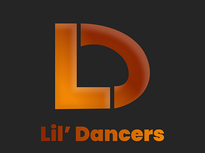 Logo Design : LIl' Dancers adobe branding design figma glassmorphism illustration logo ui