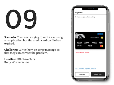 Daily UX Writing Challenge : Day 9 car daily design figma mobile payment phone ui ux writing