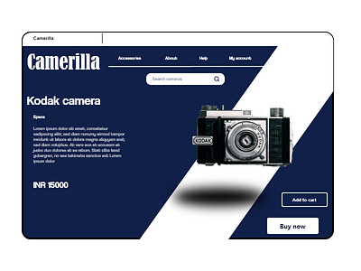 Daily UI 012 - E commerce 012 adobe camera daily design ecommerce app logo photos photoshop product ps shop shopping ui ux web xd