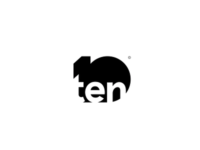 Ten to ten / TV channel branding design font icon illustration lettering logo minimalism negativespace negativespacelogo sign symbol typography