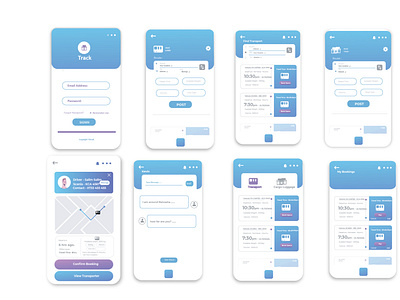 Cargo Freight Mobile App Design by klinsman on Dribbble