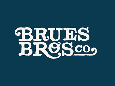 Brues Brothers Wordmark: Finalized