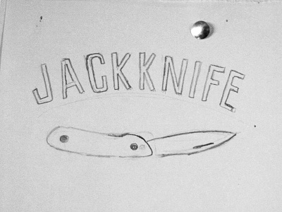 Jackknife Sketches: 7 custom exploration illustration jackknife oregon portland script simple sketch typography