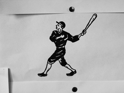 Jackknife Sketches: Baseball custom exploration illustration jackknife oregon portland script simple sketch typography