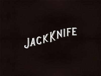 Jackknife Marks: Custom Wordmark