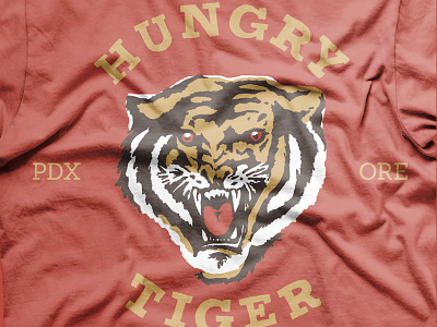 Hungry Tiger Bar Apparel apparel branding hungry tiger identity logo oregon portland rebrand shirt tiger