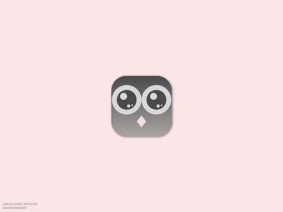DailyUI 005: App icon dailyui 005 dailyui005 design icon logo owl ui vector art