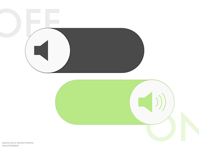 DailyUI 015: On/off switch dailyui 015 dailyui015 design music on off switch toggle ui ui elements vector