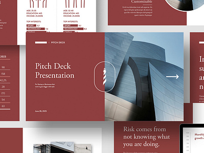 Pitch Deck Presentation Template app brand brand design brand identity business design design app graphic investment investor marketing pitchdeck powerpoint presentation template proposal report startup startup marketing template