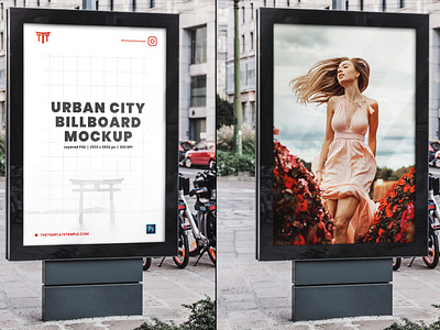 20 Urban City Billboard Mockups