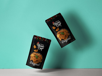 Skinie Chips Packaging desain kemasan