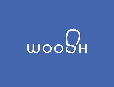 woosh branding design icon letter logo typography