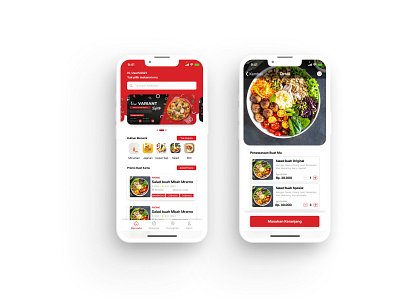 UI for Order Food branding graphic design ui