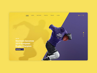 Sports Home Page figma illustration ui webdesign