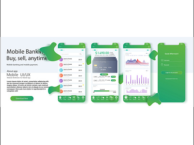 User interface in e-commerce. Website wireframe for mobile apps