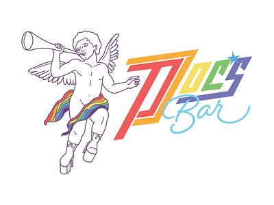 POC'S Bar icon and logo branding brazil gay gay rights gaypride icon illustration lettering logo queer vector