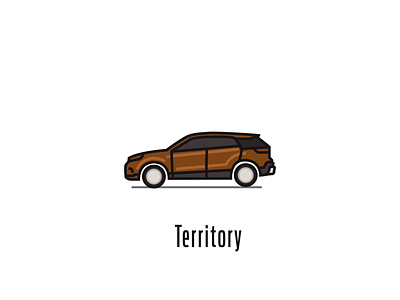 Ford Territory Icon ford ford territory icon illustration illustrator logo territory vector
