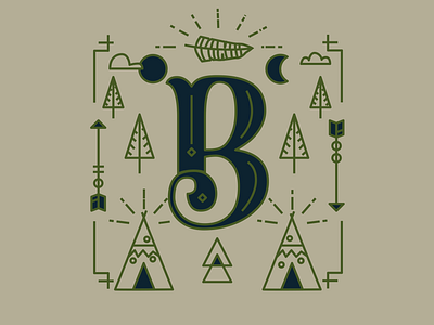 B brand design icon illustration lettering logo mikoko typography vector