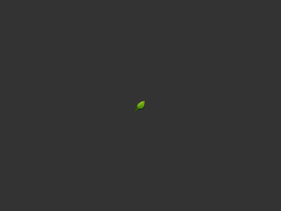 La feuille verte. feuille leaf pixel