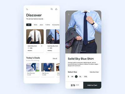 Fashion Brand eCommerce App Design