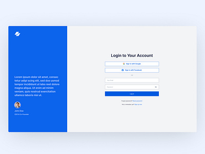 User Login Screen Design by Rishabh Maindargi on Dribbble