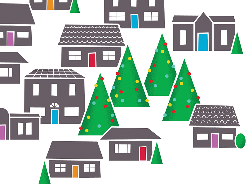 The Pasadena Christmas Light Tour by Amber Hewitt on Dribbble