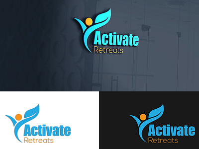 Active Restreats Logo Design by Tahsan Arif