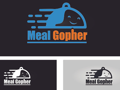 Meal food service meal gopher logo design by tahsan arif branding creative logo creative logo design design e commerce flat icon illustration logo design logotype typography vector